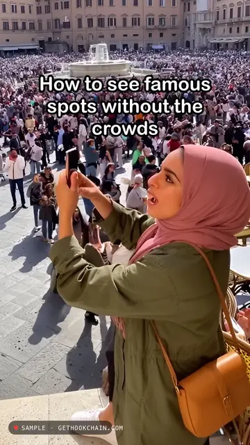 How I get famous spots almost empty