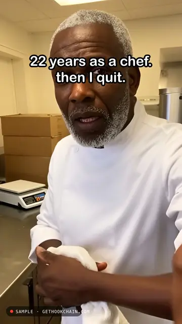 I quit the restaurant to fix sports drinks