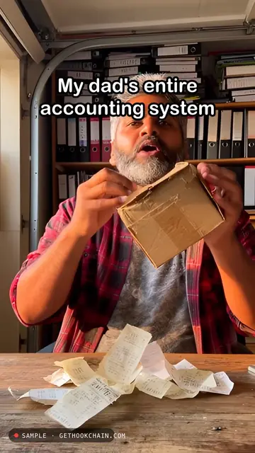 My dad ran his shop out of a shoebox