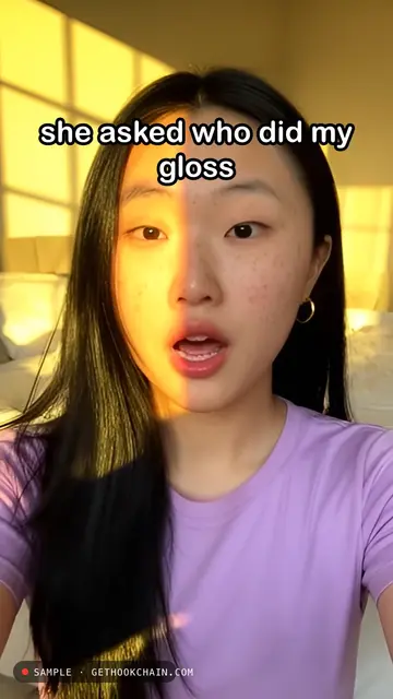 My hairdresser asked who did my gloss