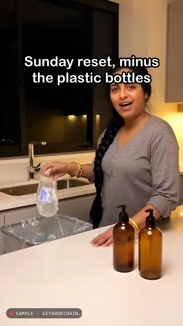 My Sunday night kitchen reset, no plastic bottles