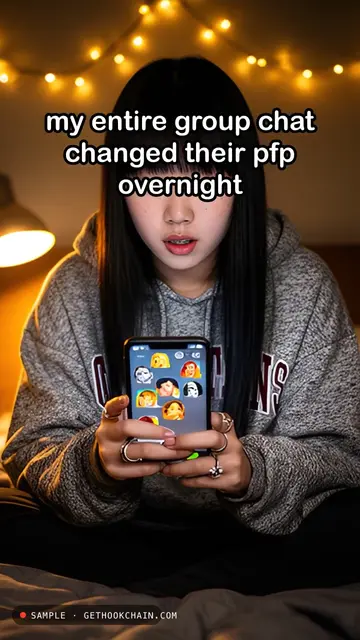 My whole group chat changed their pfp overnight
