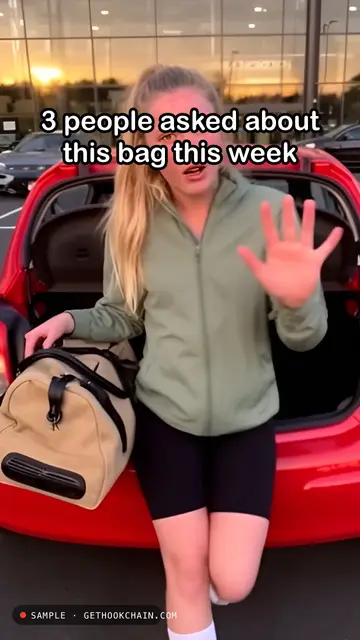 Three people at my gym asked about this bag